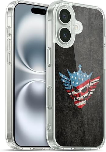 Miniatura 88 de Head Case Designs Funda de gel suave con licencia oficial de la WWE American Nightmare Flag Cody Rhodes Graphics compatible con Apple iPhone 7