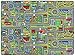 Tapis de Jeux Rues 1,60m x 2,00m, Tapis de Jeu Enfant | Tapis Circuit Voiture | Tapis Chambre Enfant de Haute Qualité