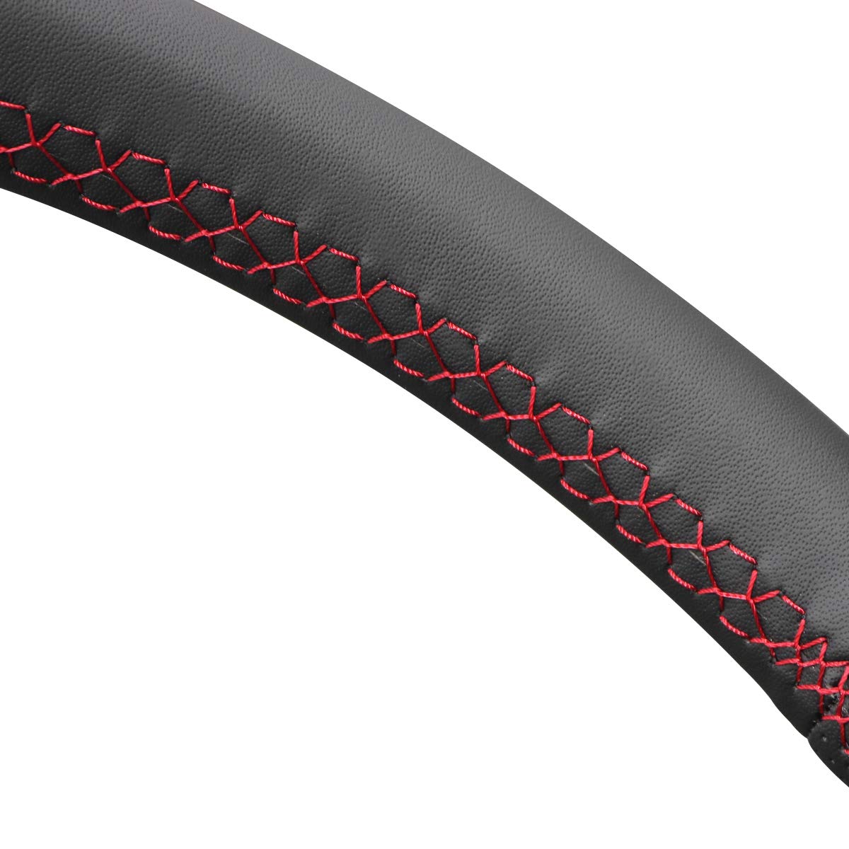 MEWANT Passgenauer Lenkradbezug zum Nähen für Peugeot | Peugeot Boxer 2007-2022 / Citroen Jumper 2007-2022 / Fiat Ducato 2006-2021 - / 36 cm Durchmesser Kunstleder Atmungsaktiv