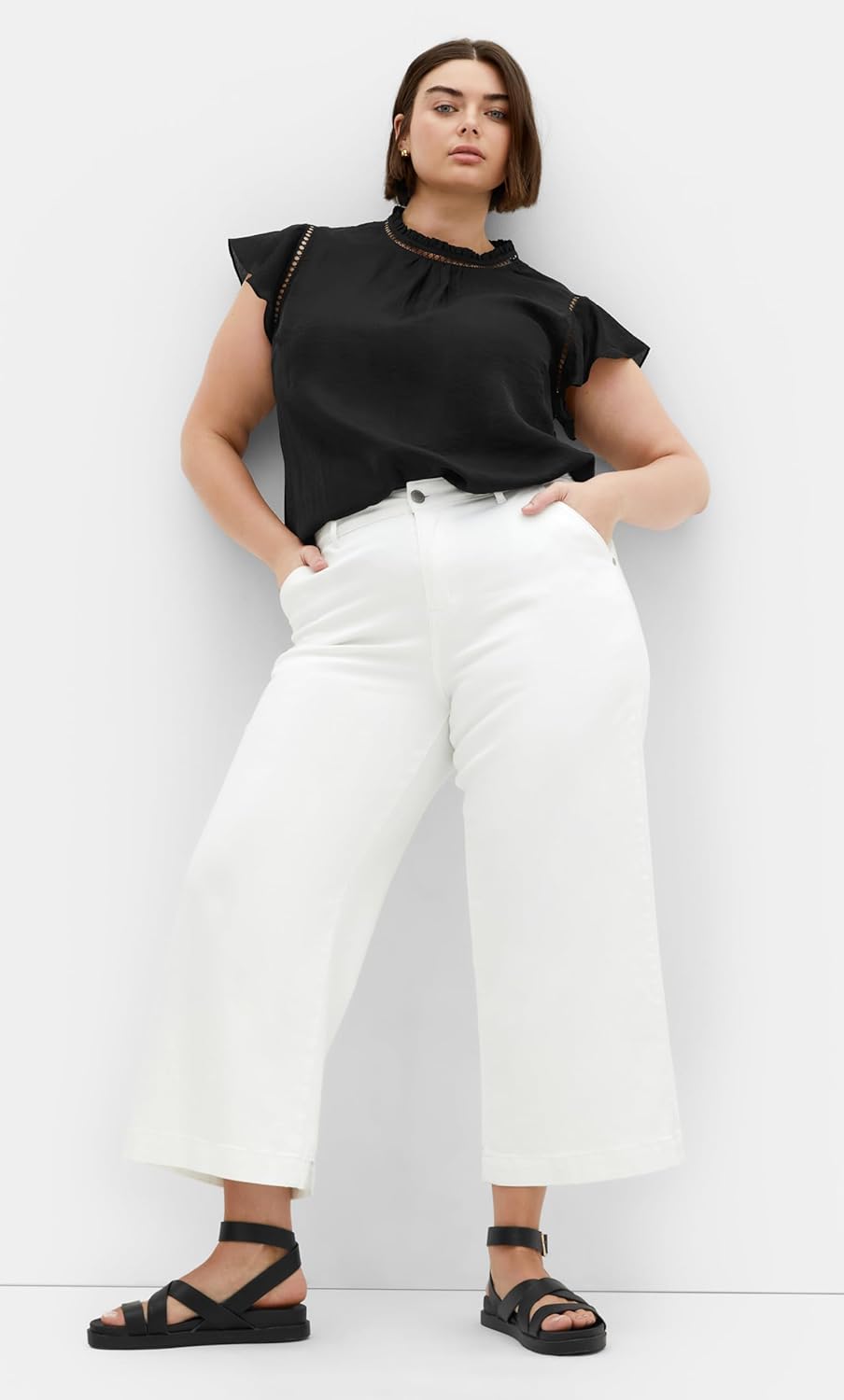 City Chic Women's Plus Size Top - Lorelai Short Sleeve - Image 2