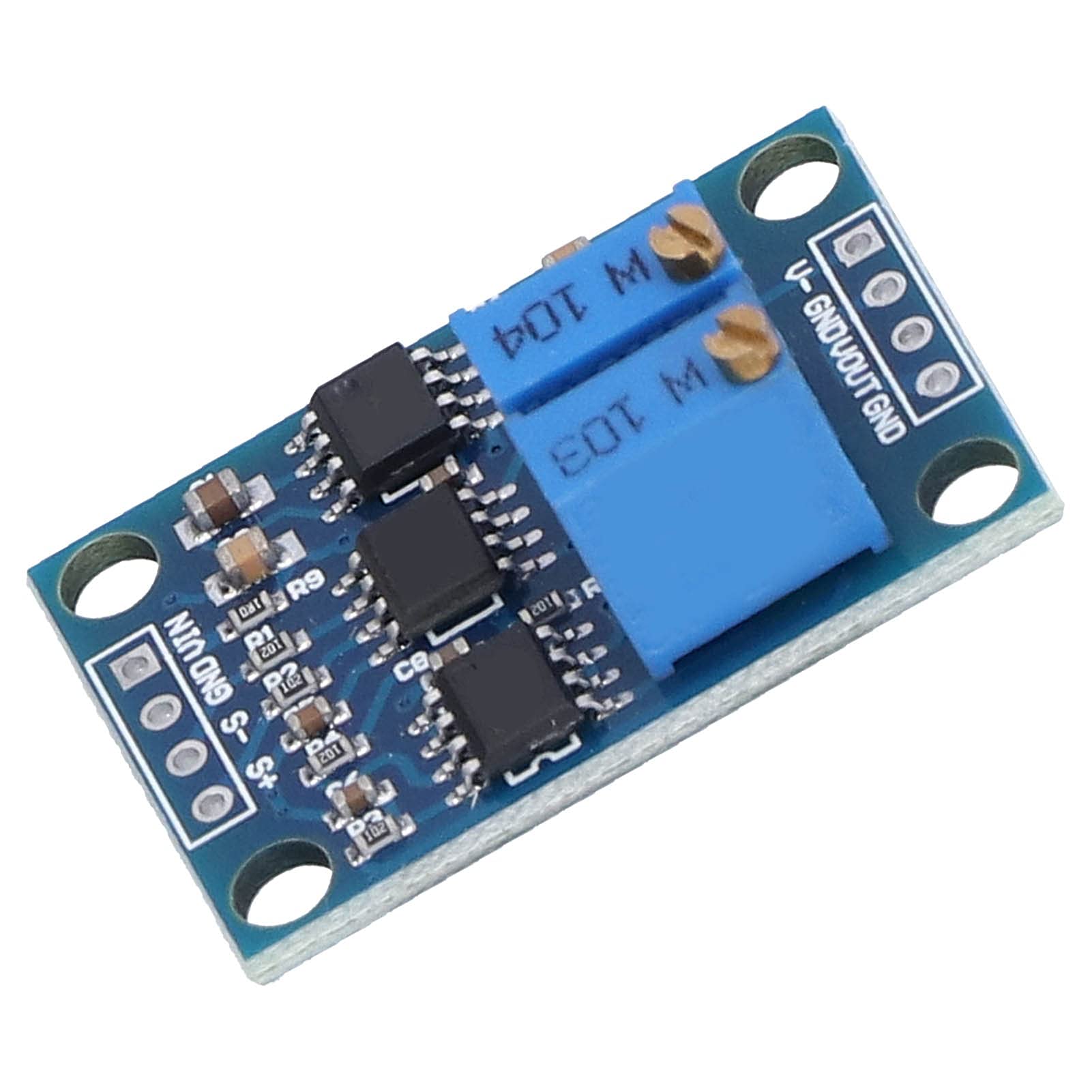 Modulo Amplificatore di Tensione Microvolt Modulo Amplificatore per Strumentazione AD620 Trasmettitore 1000 Volte
