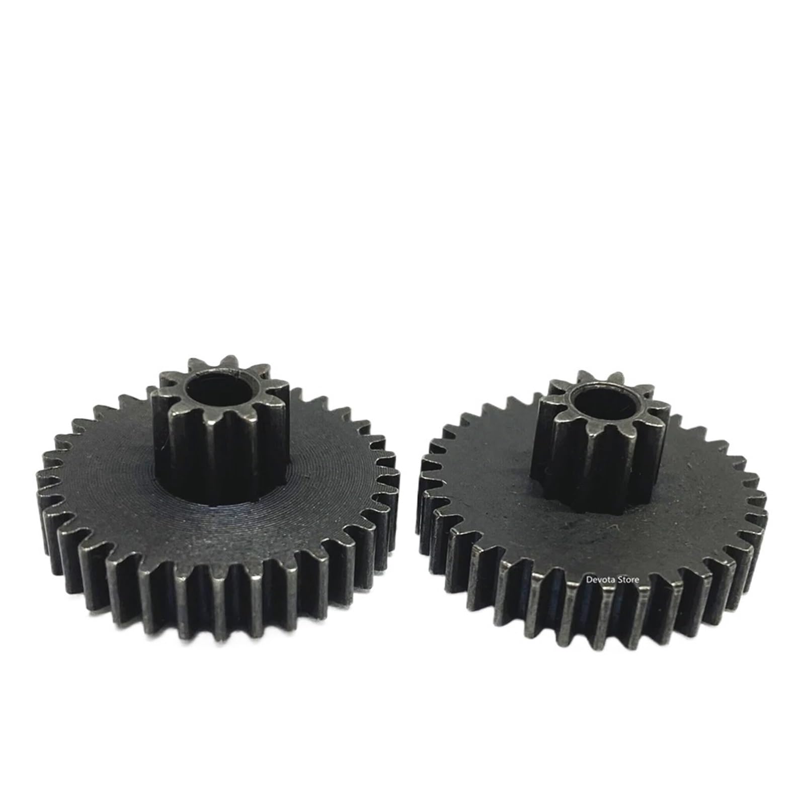 1 ingranaggio in metallo 10T-33T 4 mm foro riduzione variabile 0,75 m + 0,7 m doppio ingranaggio 8/10/33 denti ingranaggio in acciaio (A 8 denti-33 denti)