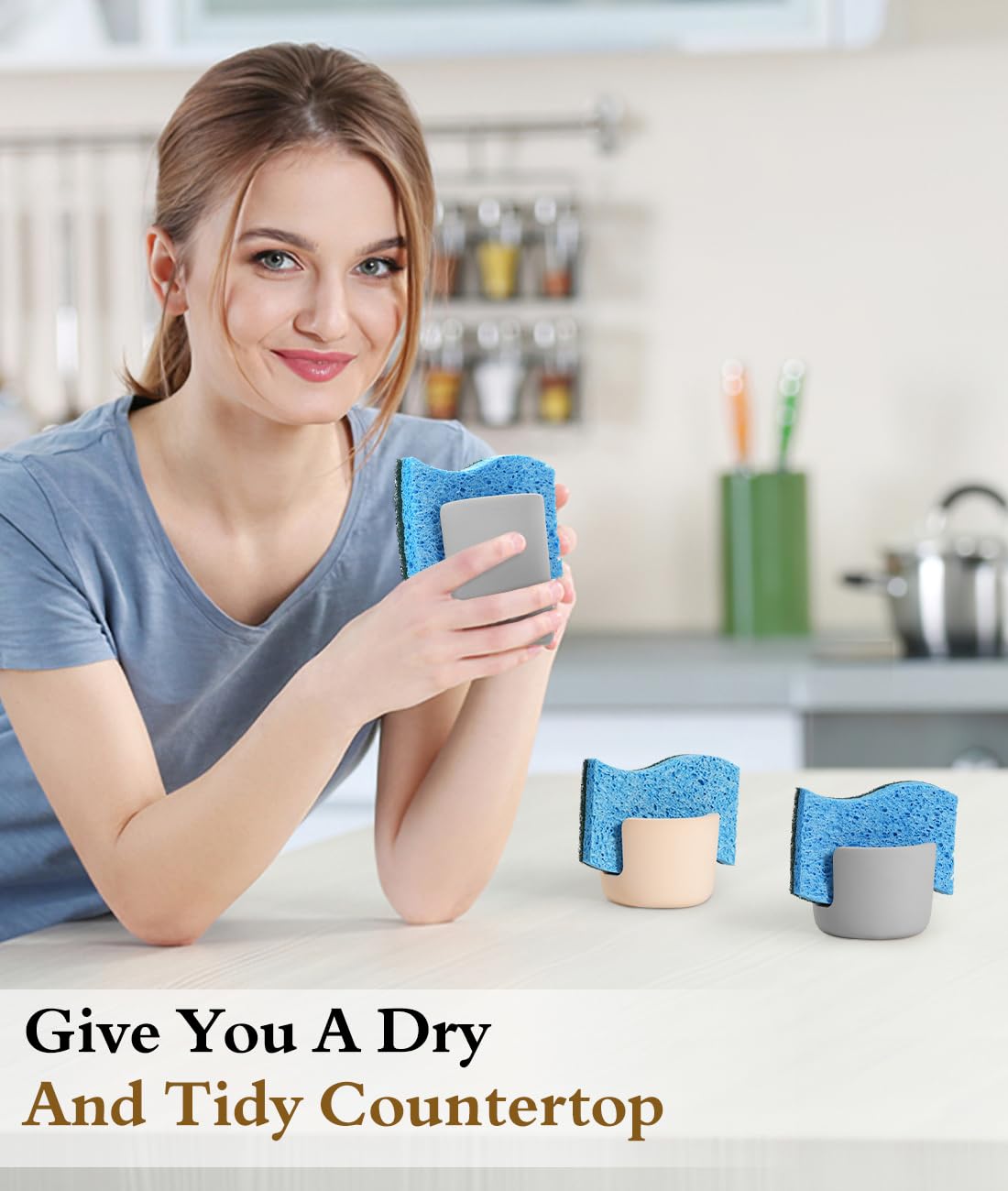 Luxspire Diatomite Sponge Holder - Fast Drying -7 Luxspire Diatomite Sponge Holder - Fast Drying -7
