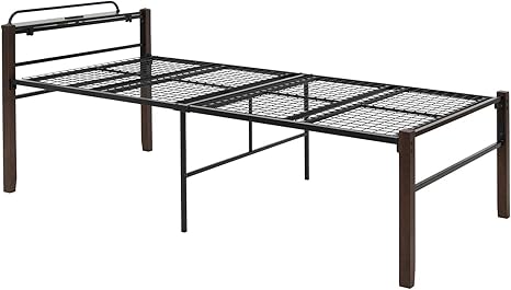 Amazon Co Jp 萩原 ベッド ベッドフレーム パイプベッド 収納 シングル 便利なコンセント付宮棚セット 大容量 床下51cm ミドル ベッド 天然木脚 宮棚付 ブラック Kh 3097bkms