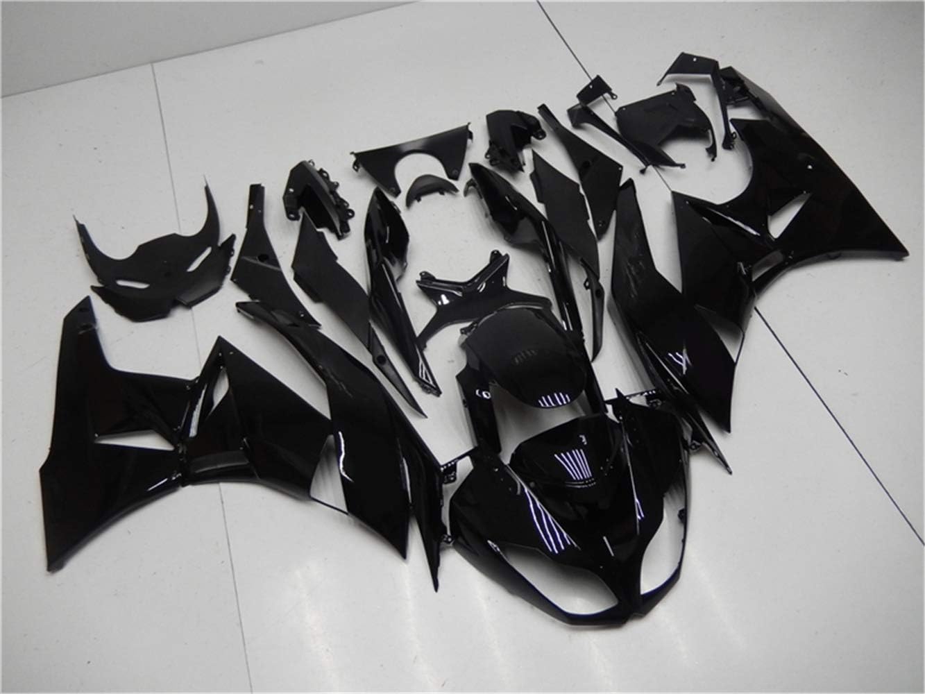 US STOCK Glossy Black Fairing Fit for 2009-2012 ZX6R 636 ZX-6R Injection ABS Plastics Aftermarket Bodywork Bodyframe 2010 2011 09 10 11 12
