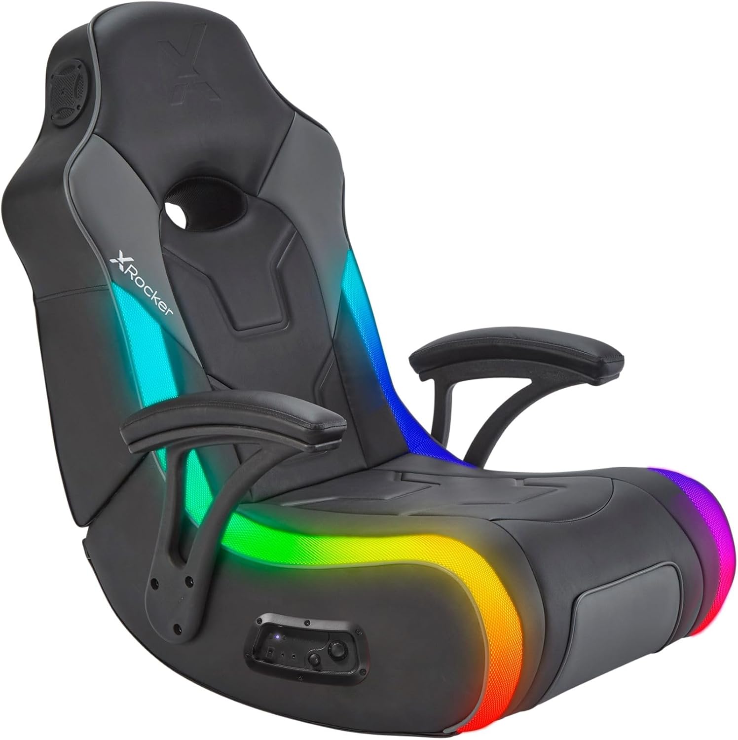 X Rocker Video Gaming Floor Rocker Chair