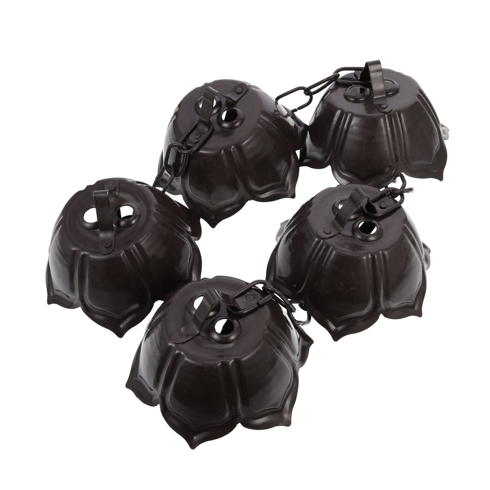 SEWOART Elegant Aluminum Rain Chain Metal Rain Chain for Roof Replacement Lightweight Decorative Garden Accessory