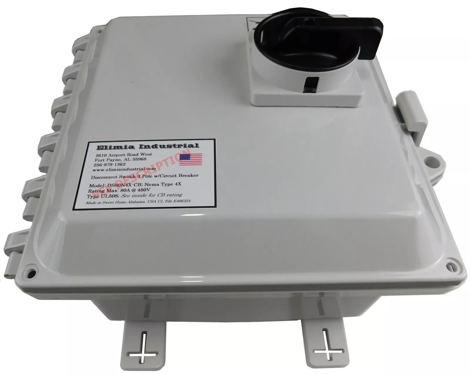 🔌 Interrupteur De Puissance Chromalox Baco BP30076 - 63A, On/Off - Neuf Sous Emballage - Pour Industrie