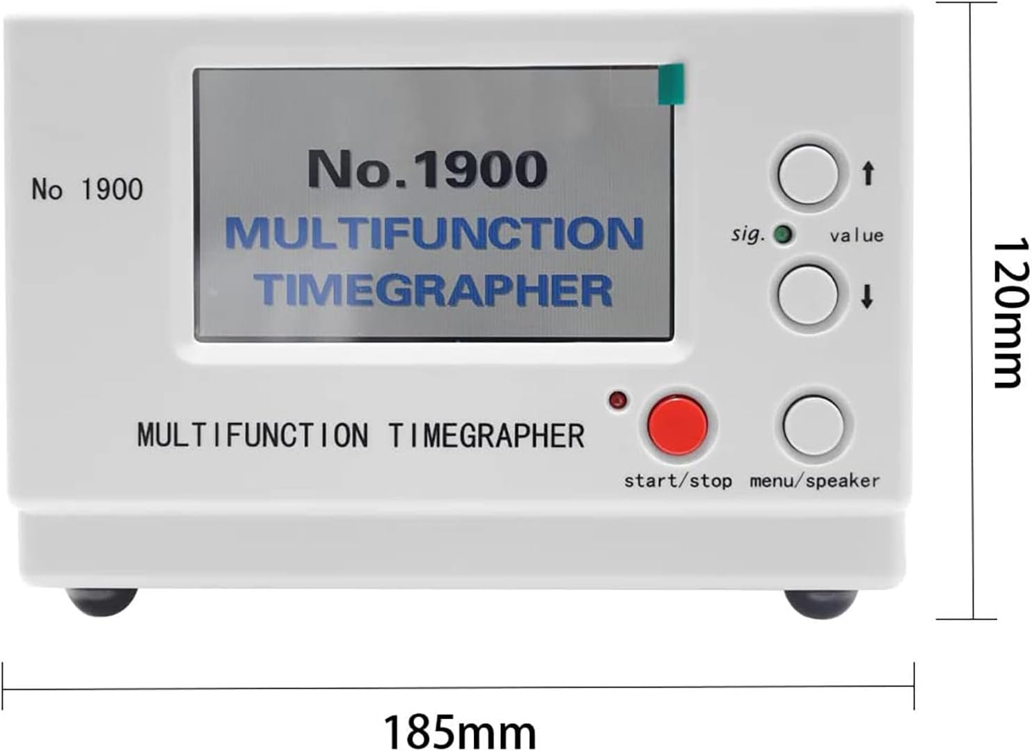 SWANSOFT Timegrapher No.1900, Multifunctional Watch Tester, Watch Timing Machine for Watchmaker, Watch Calibration Tool with LCD Screen
