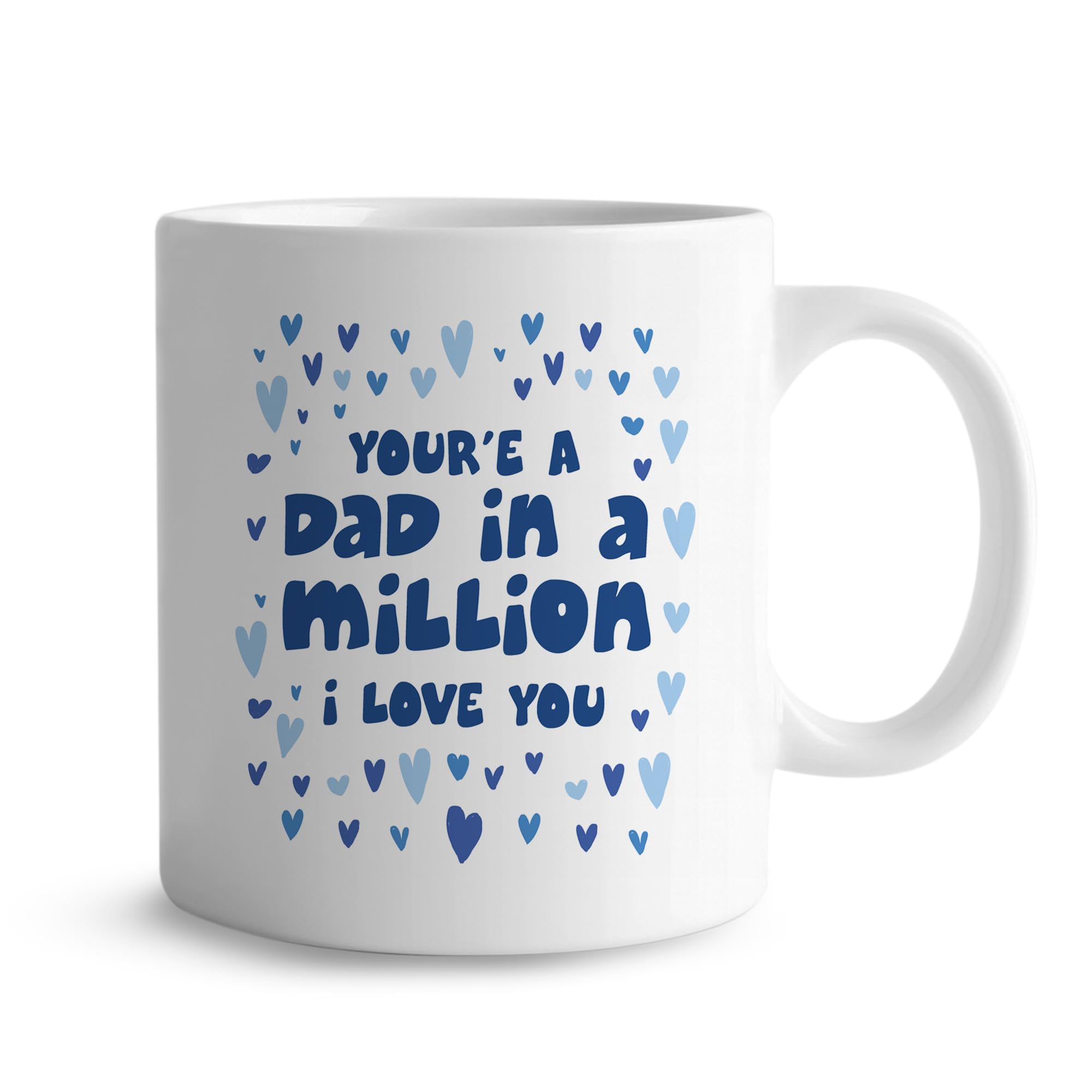 RED OCEAN Dad in A Million Novelty Ceramic Mug Gift for Father's Day Birthday Gift for Dad from Daughter Son Funny Gifts Fathers Day Present Him Men