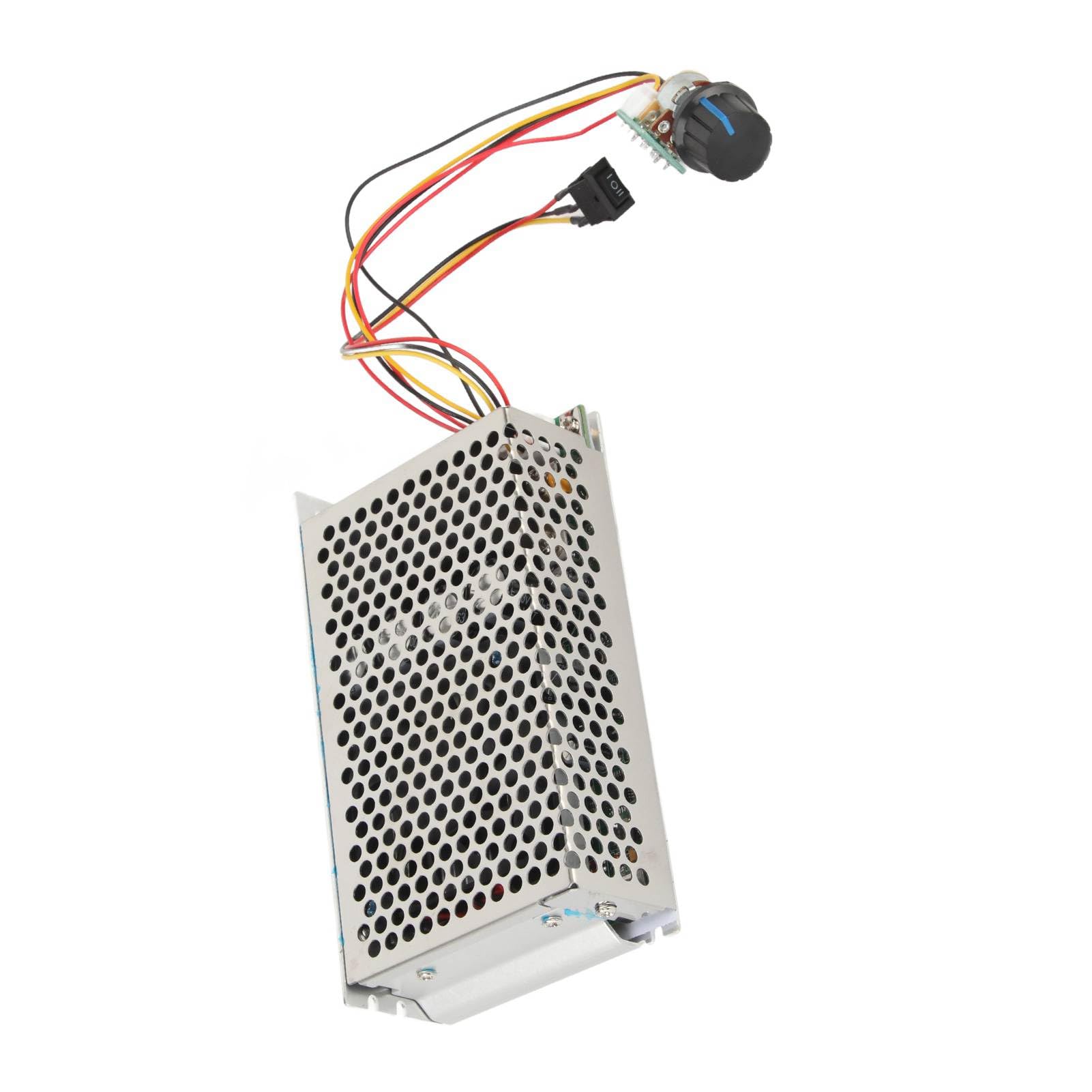 Jiawu Regolatore di velocità Motore CC 3000 W 10-50 V 100 A PWM Regolatore di velocità Variabile per Motore A Spazzole, Controllo Interruttore Dimmer di Livello Industriale per Tapis Roulant