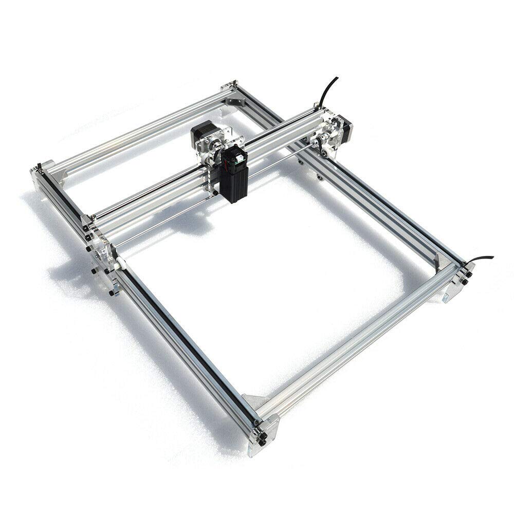 Diy - Macchina per incisione laser CNC per incisione, macchina per incisione, macchina per incisione laser CNC, macchina per mini intaglio, macchina per incisione del legno, fresatrice 500 mW, 40 x 50