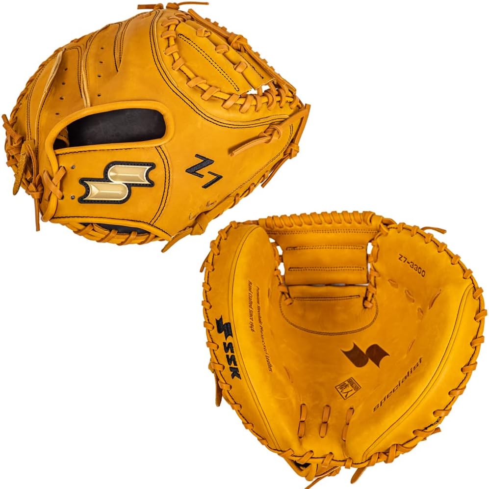 SSK Z7 Specialist Baseball Catcher’s Mitt – 33” & 33.5” – Right & Left Hand Throw