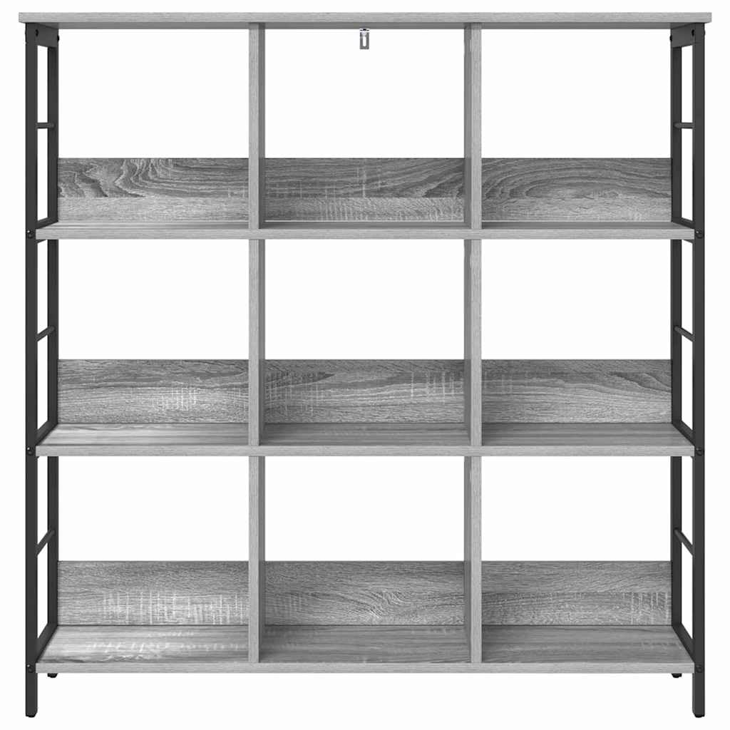 Estantería para madera (102 x 32 x 104,5 cm), color gris