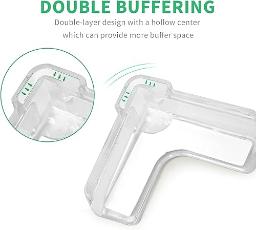 Miniatura 2 de Protectores de esquina para bebé (forma L), paquete de 12 protectores de esquina para muebles y bordes de mesa, muebles y esquinas afiladas
