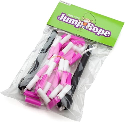 Miniatura 6 de K-Roo Sports K-Roo Sports - Cuerda de saltar arcoíris con segmentación de cuentas de plástico, 7 pies