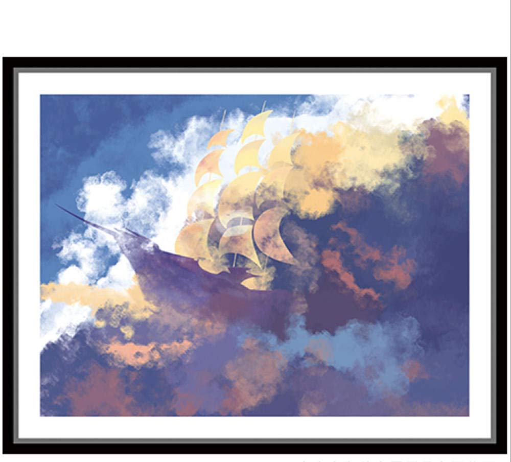 Peinture femme neige dynamique pour une ambiance de chambre cocooning