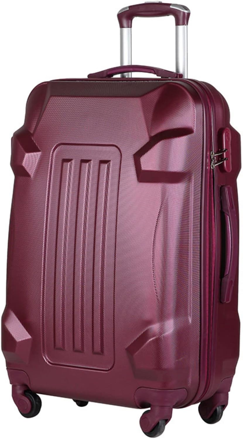 SIRAKU Luggage Sets Expandable Pc+Abs Durable Suitcase