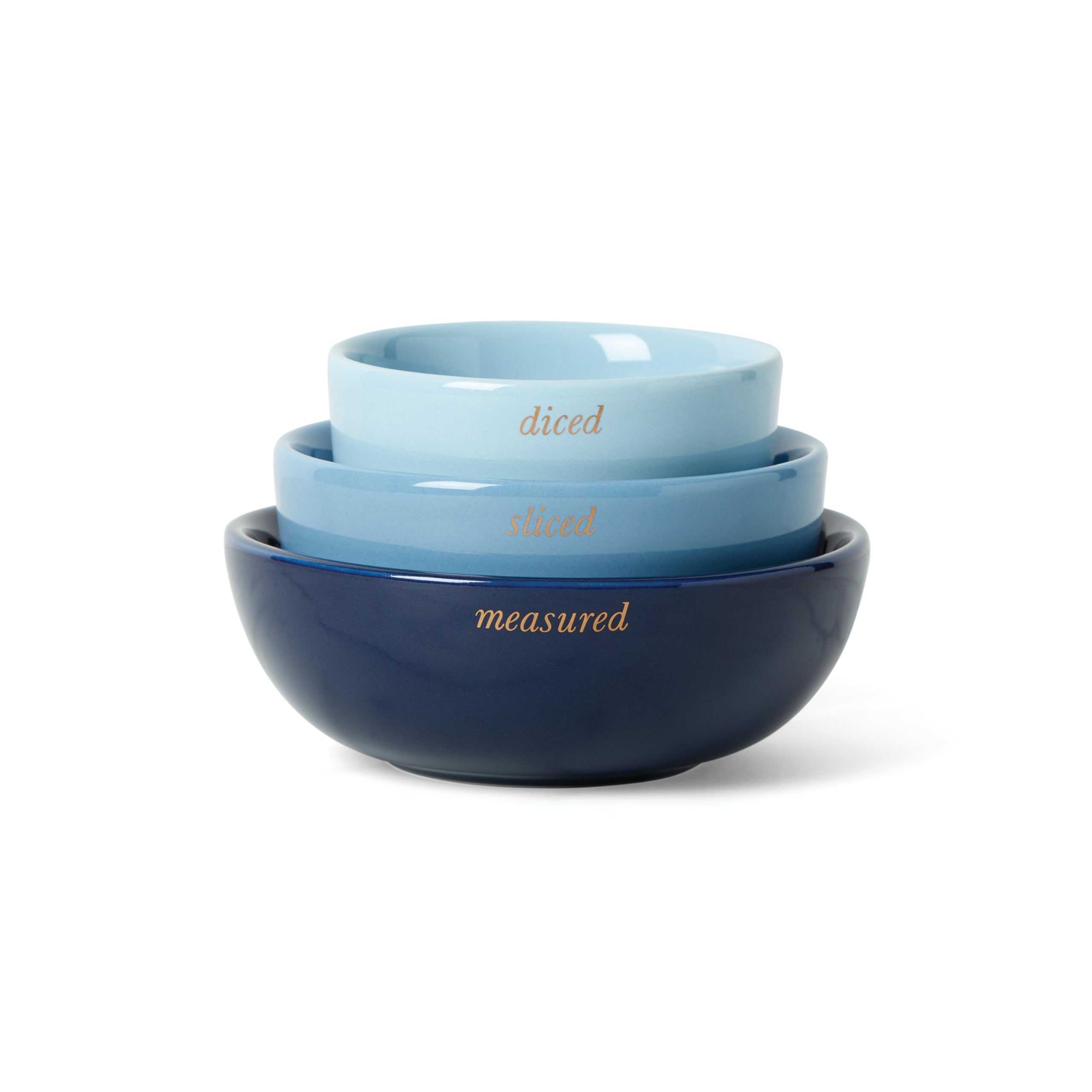 kate spade new yorkMake It Pop Prep Bowls, Set of 3, one size, Blue