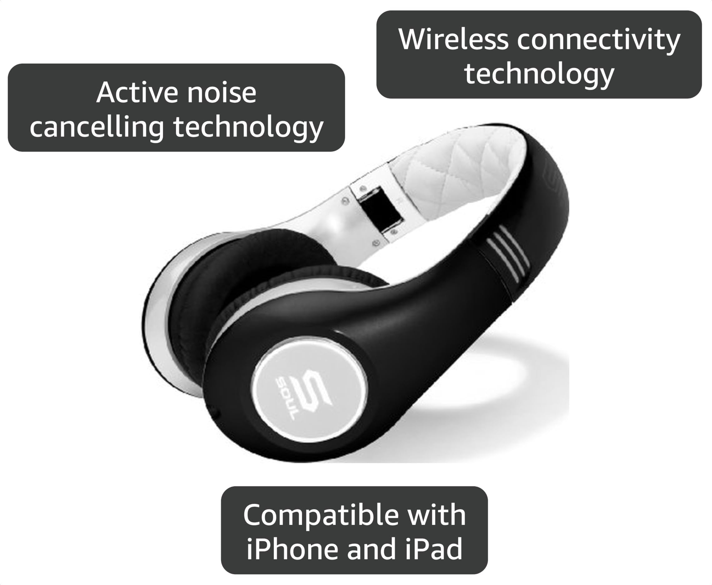 SOUL ｂｙ Ludacris ヘッドホン SL300WB tf8su2k Amazon.com: Ludacris Over-The-Ear Headphone White : Electronics
