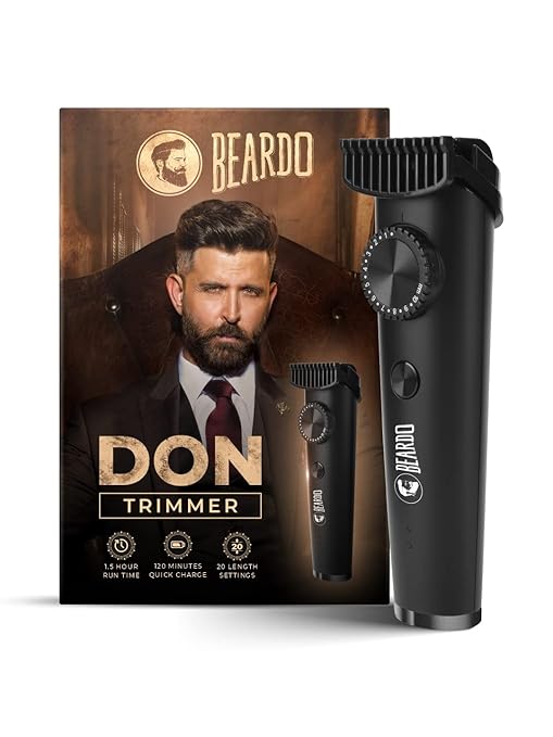 Beardo Don Trimmer 150 min Runtime 20 Length Settings