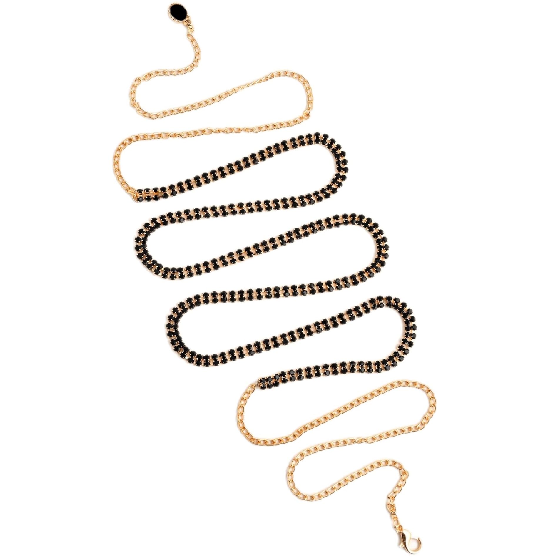 VAMA FASHIONS Black kamarbandh western hip waist Belly chain ottiyanam aranjanam for lehanga kamarpatta for women (black waist chain for women) (B0BMG7MR6Q) Amazon Price History, Amazon Price Tracker