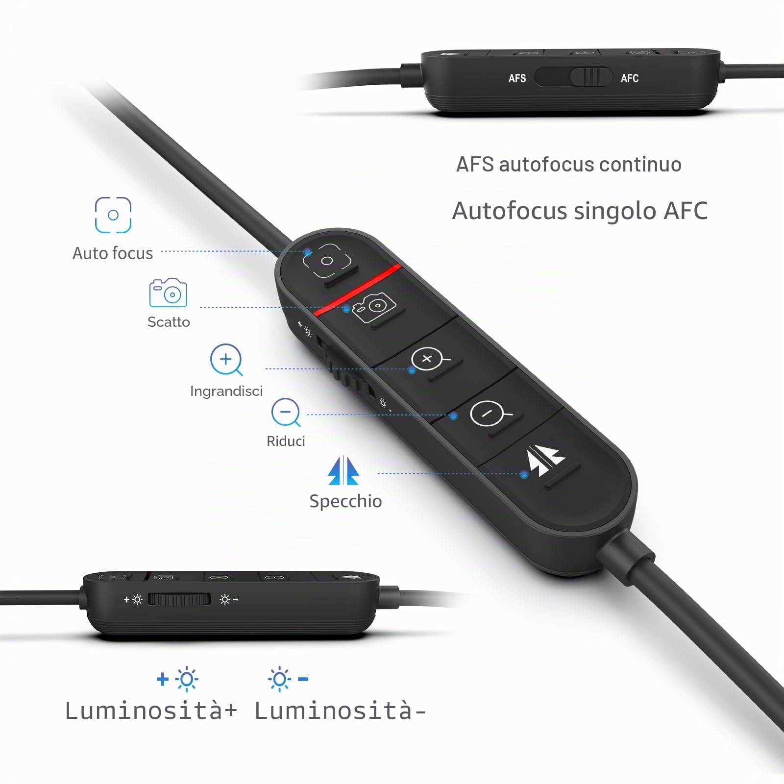 JOYUSING Videocamera per documenti 4K Ultra HD con pulsanti fisici - Webcam USB per insegnanti, demo dal vivo e insegnamento remoto, conferenze web, compatibile con Windows/Mac