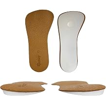 pedag Correct Plus | German Handmade 3/4 Length Wedge for Oversupinators | Vegetable Tanned Leather Top Rubber Orthotic Footbed | 1 Pair, XLarge Size 11-13 Men