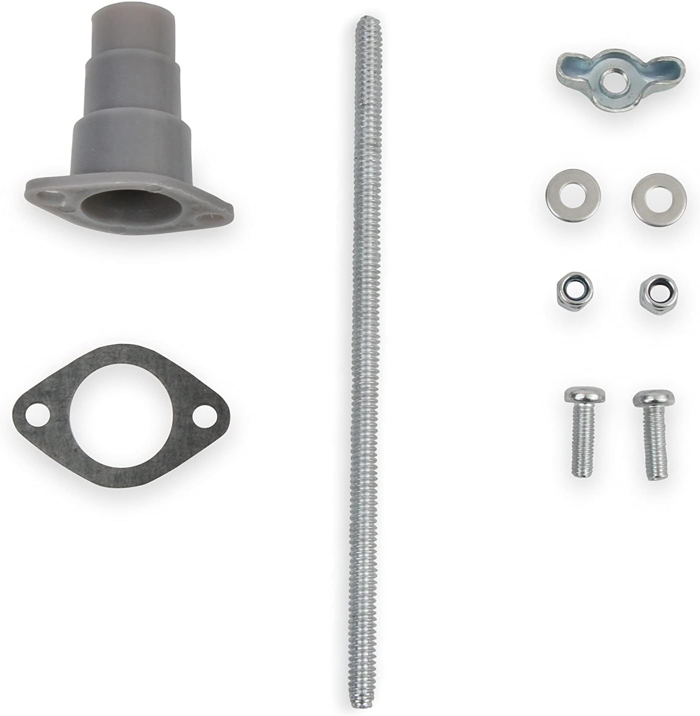 Mr. Gasket 1480 Air Cleaner - 14 Inch Diameter x 2-1/4 Inch Tall - Chrome