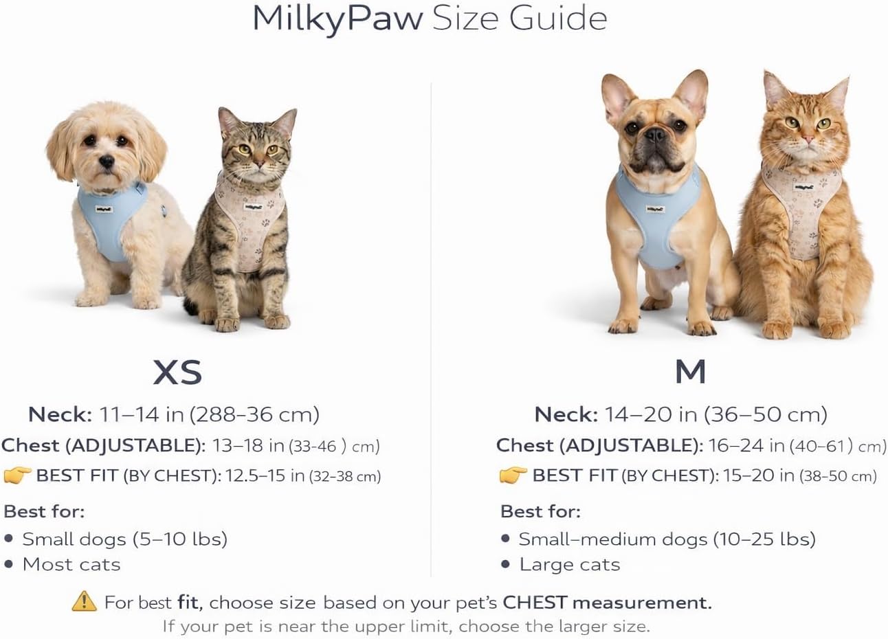 Dog Harness — Soft Adjustable Vest for Dogs & Cats, No-Pull, No-Choke, Breathable Mesh, Lightweight, Comfortable Pet Harness Solid Blue, XS (5-9 Lb)