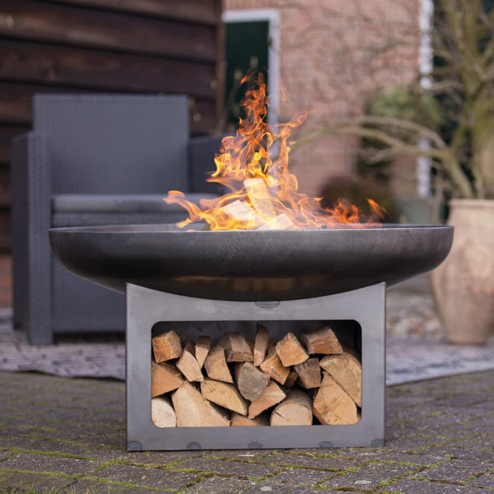 RedFire 81024 Juva braciere in Metallo, Nero, 80 cm