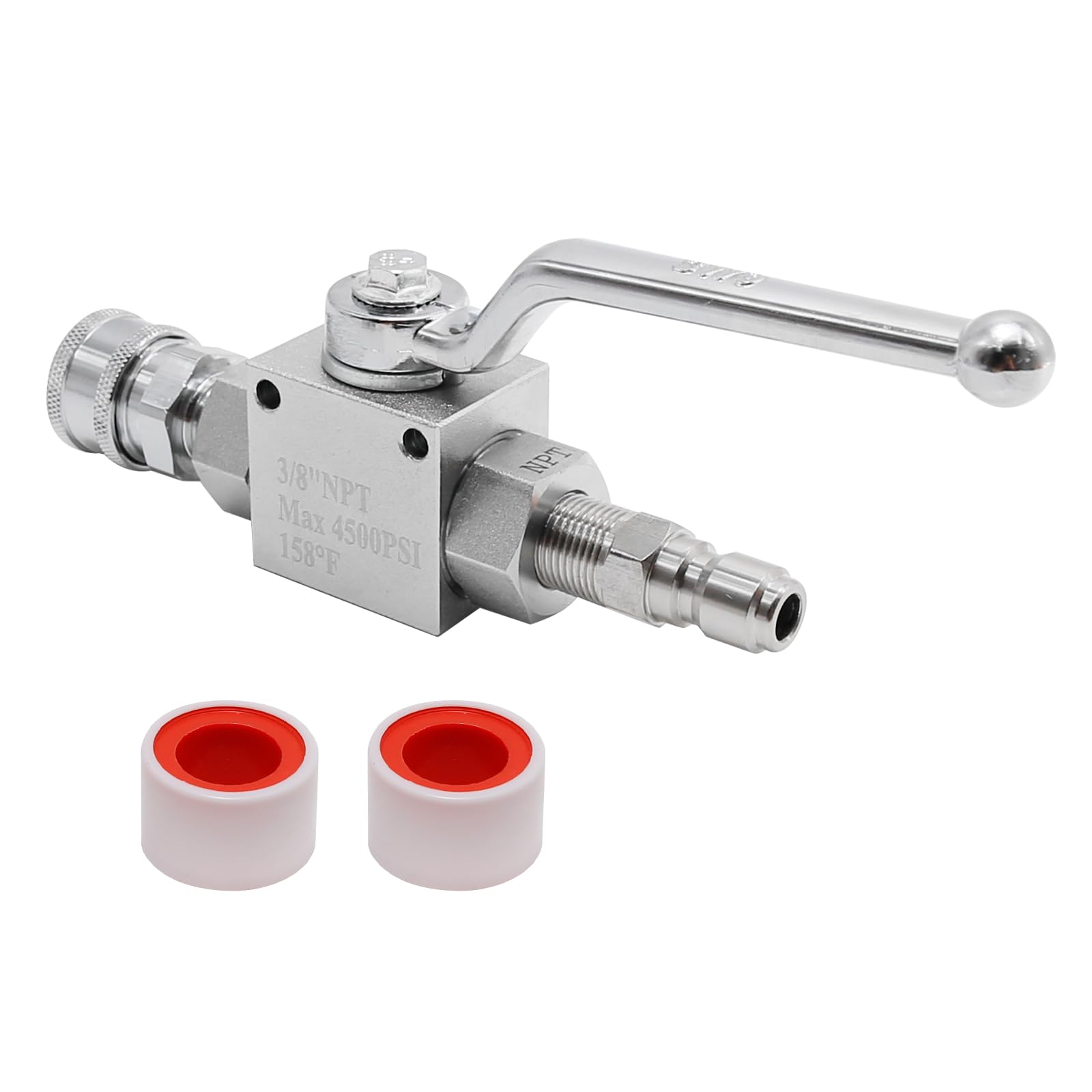 Amazon.co.jp: 4500 PSI ステンレススチール 高圧洗浄機 シャットオフ