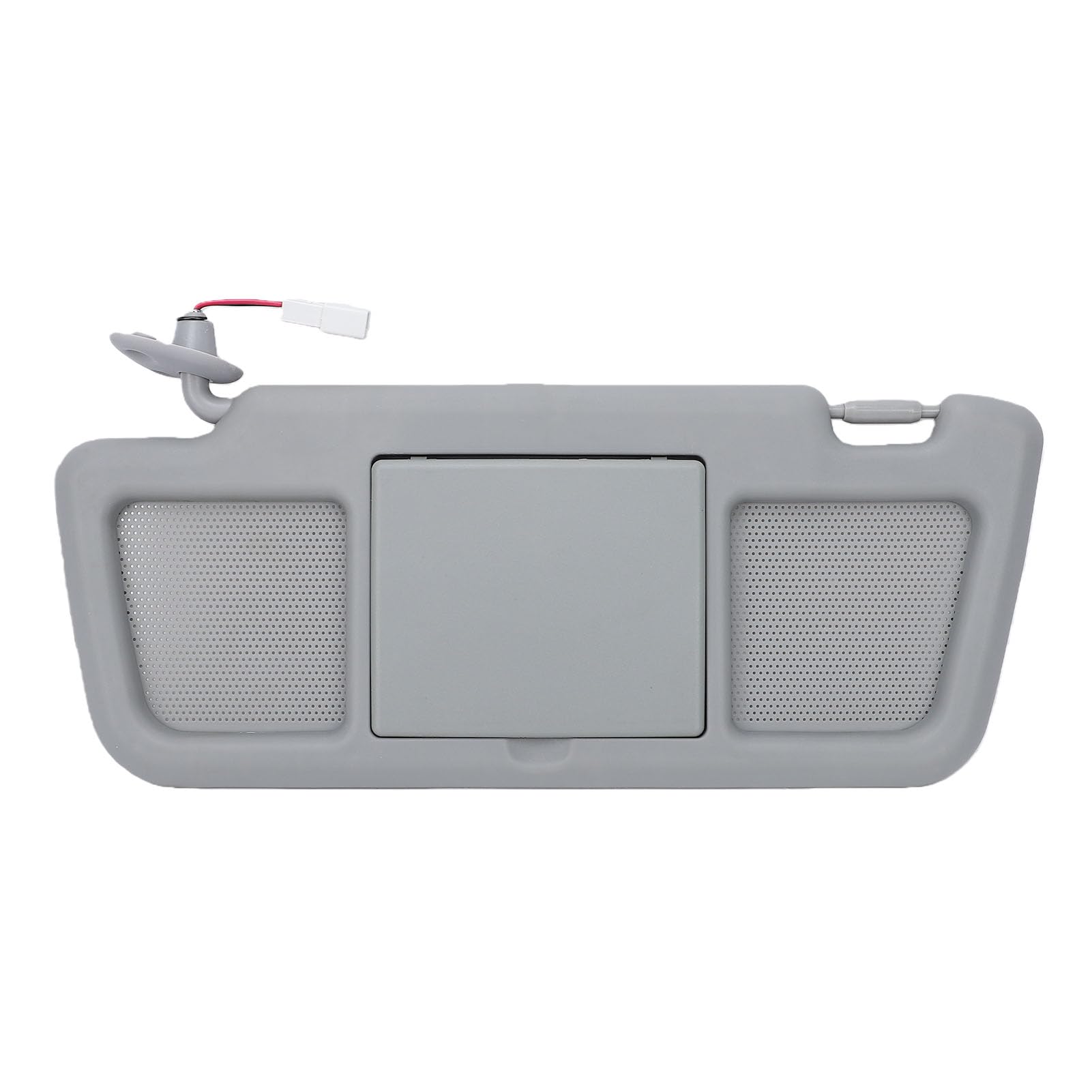 Goshyda Aletta Parasole Lato Conducente per RX-8 2004-2011, FE88-69-320B-77 Aletta Parasole Sinistra con Specchietto Cosmetico Illuminato, Interno Auto Resistente Al Calore, Grigio Chiaro,