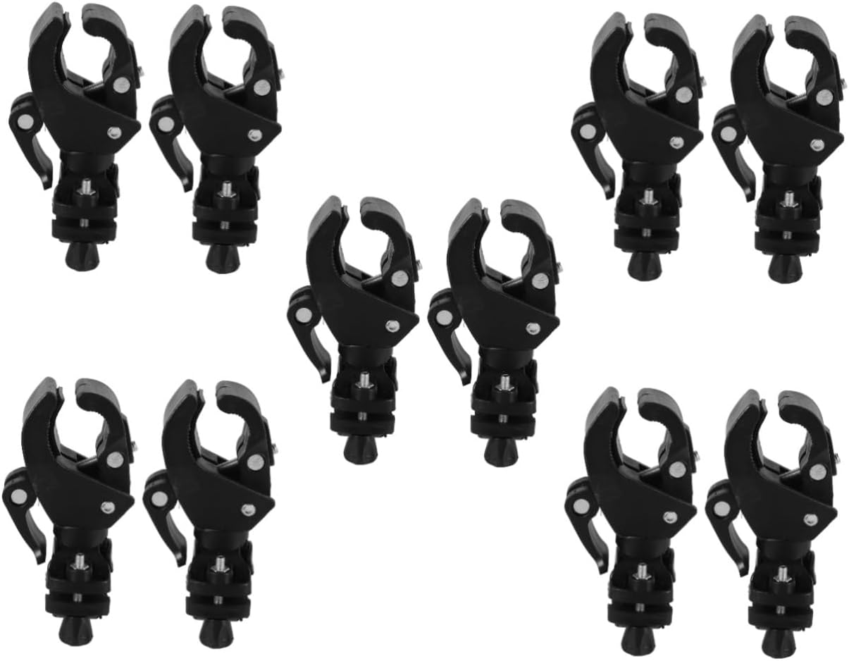 10pcs Crutch Storage Rack for Wheelchair Lightweight Cane Holder Portable Cane Bracket for Scooters and Walkers Wheelchair Accessory Easy to Install
