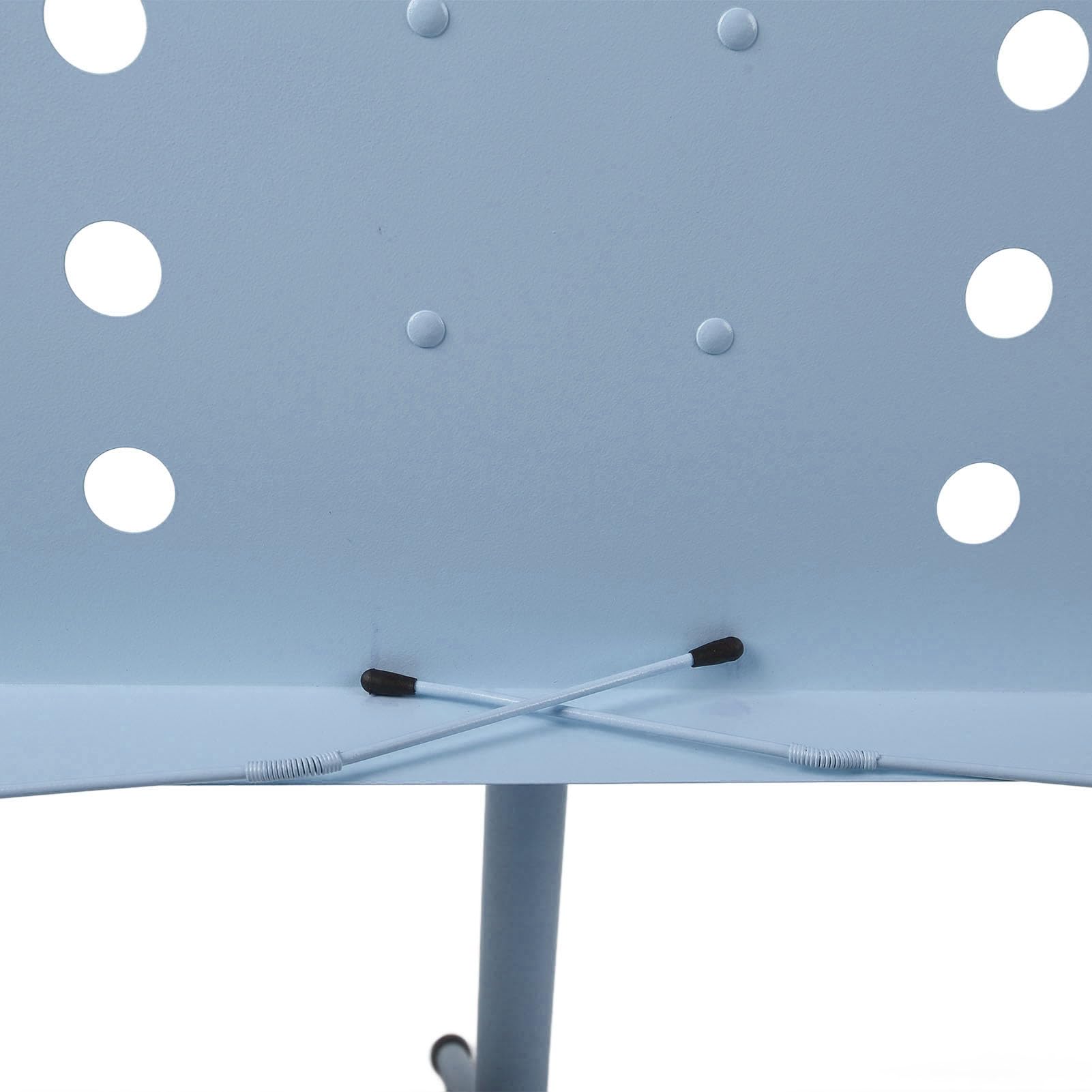 Mtlavishishishishing Portable pieghevole di sollevamento da musica per spartiti per il libro musicale di violino per violino chitarra con altezza regolabile e struttura stabile (Blue)