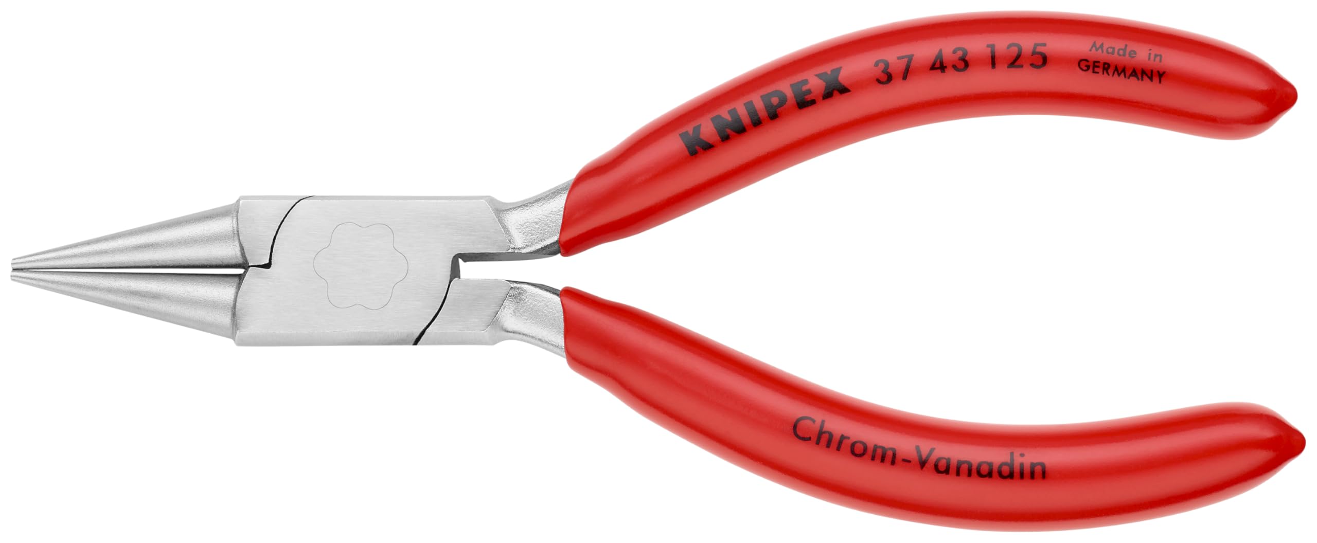 Alicates para electrónica Knipex 37 43 125 forjados en acero especial templado