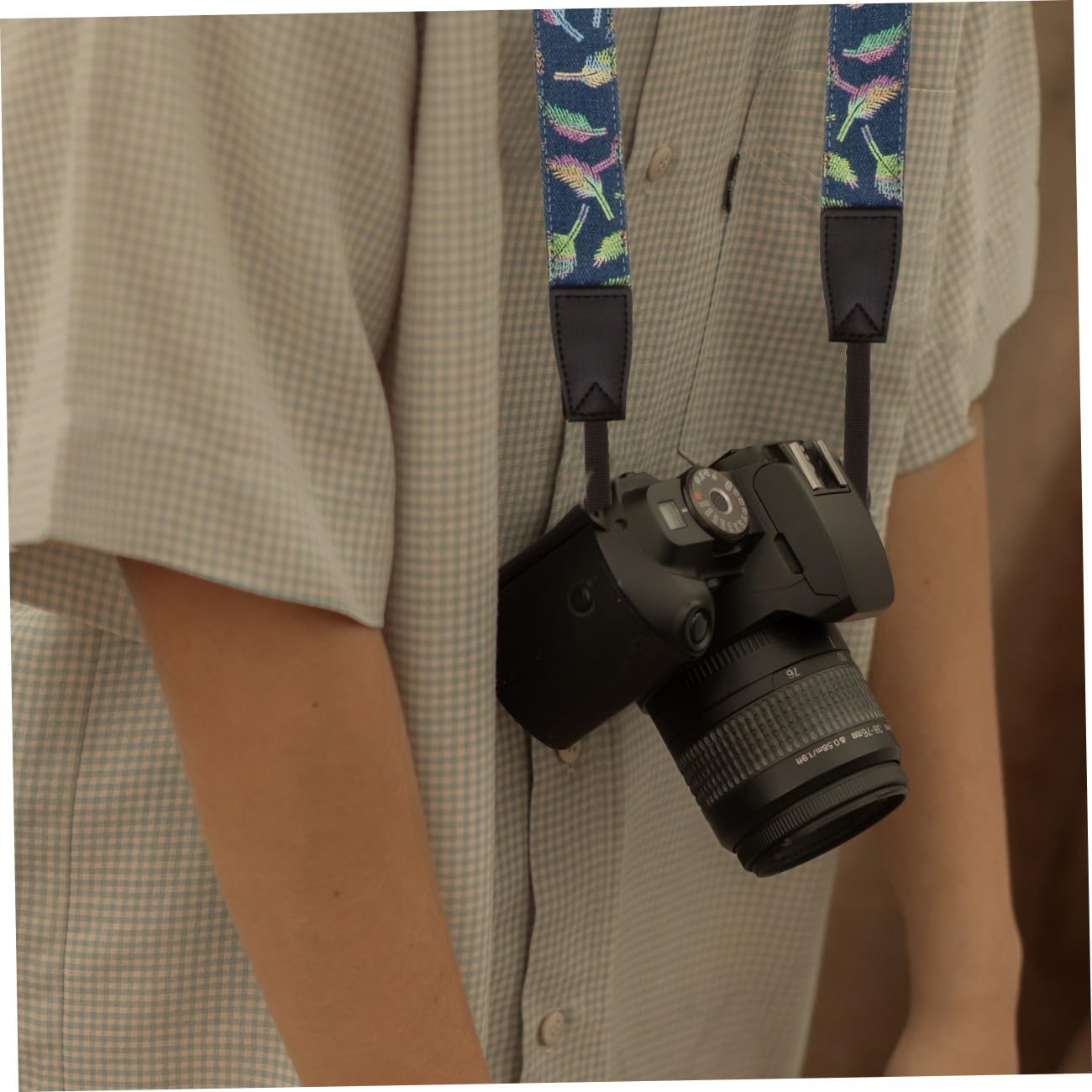 Correa para Cámara de Hombro y Cuello Correa de Compatible con Cámaras DSLR y Videocámaras Ligera y para Fotógrafos Profesionales y Amateurs
