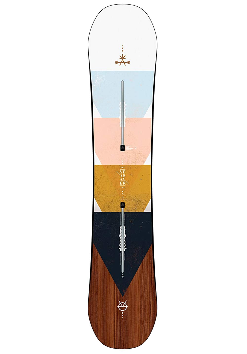 Burton Women's Yeasayer Flying V All-Mountain Board Pink 140
