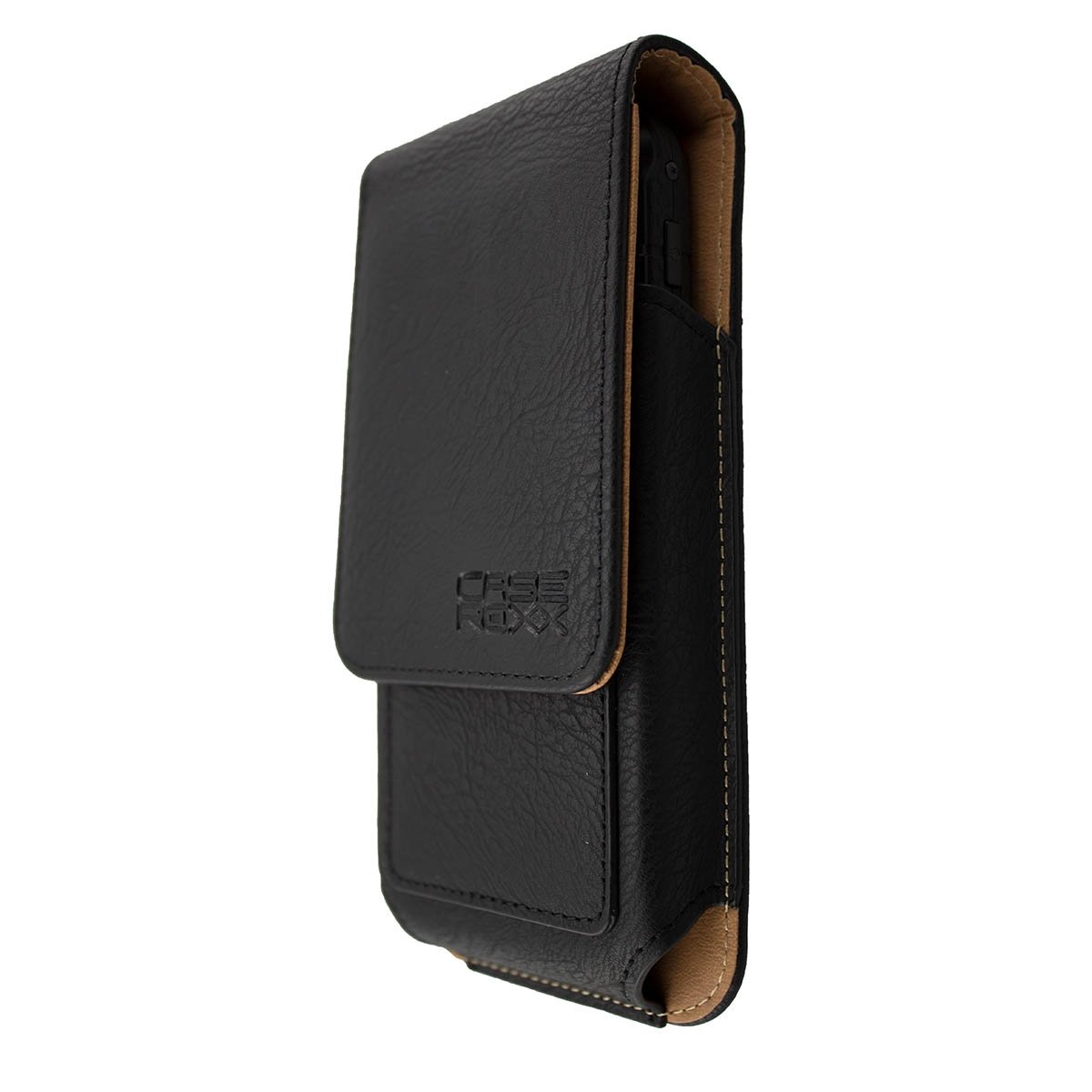 "caseroxx mobile phone case outdoor bag for Cat S41, with rotating belt clip in black - Image 2