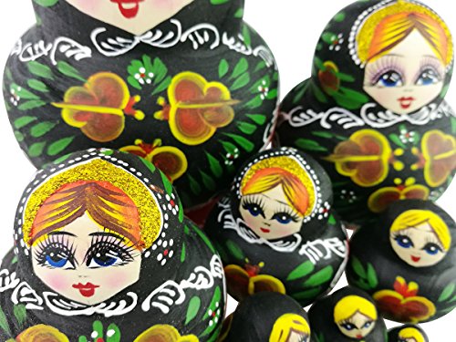 Winterworm® Matrjoschka Matrjoschka, Matrjoschka, Matrjoschka, 10 Stück (grün)