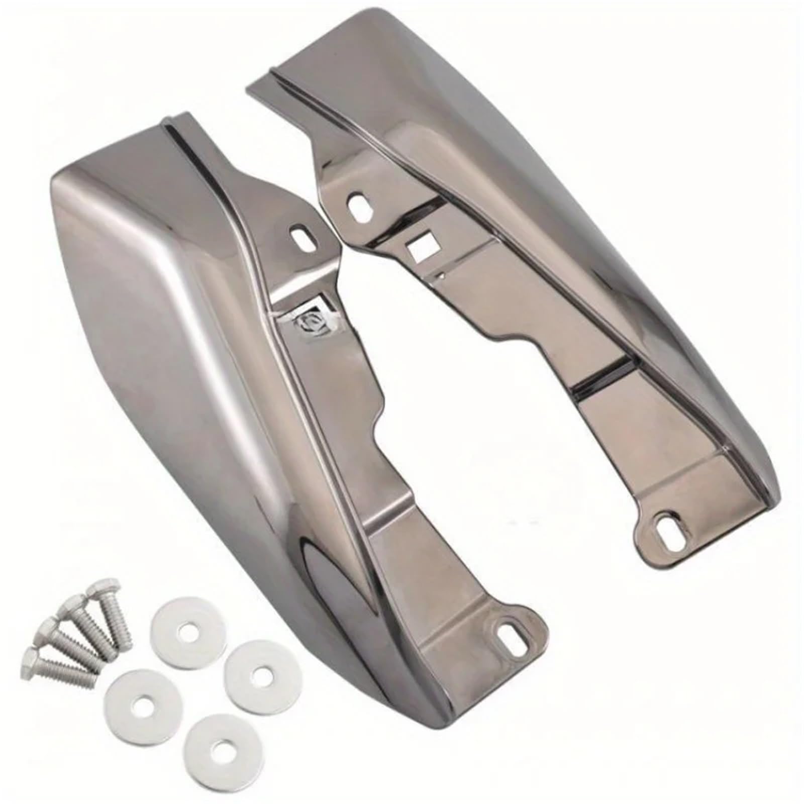 Cubierta de escape de motocicleta Térmica para tub Protectores térmicos para motocicletas, construcción ABS, envoltura de escape duradera, cubierta de redirección del flujo de aire