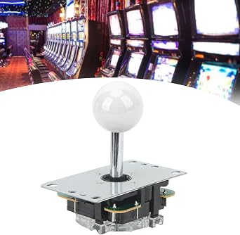 lihsong a rcade ジョイスティック ゲームパッド DIY ジョイスティック a rcade ゲーム ファイティングスティック 交換部品 ボール付きピン回路基板 ホワイト