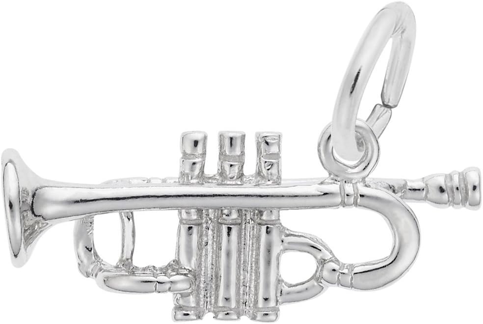 Trumpet Charm, Charms for Bracelets and Necklaces