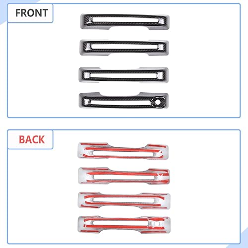 Miniatura 7 de Aunginsy Cubierta para manija de puerta exterior compatible con Ford Maverick 2022-2025 Ford Bronco Sport 2021-2025 2021-2025 Cubierta de manijas de