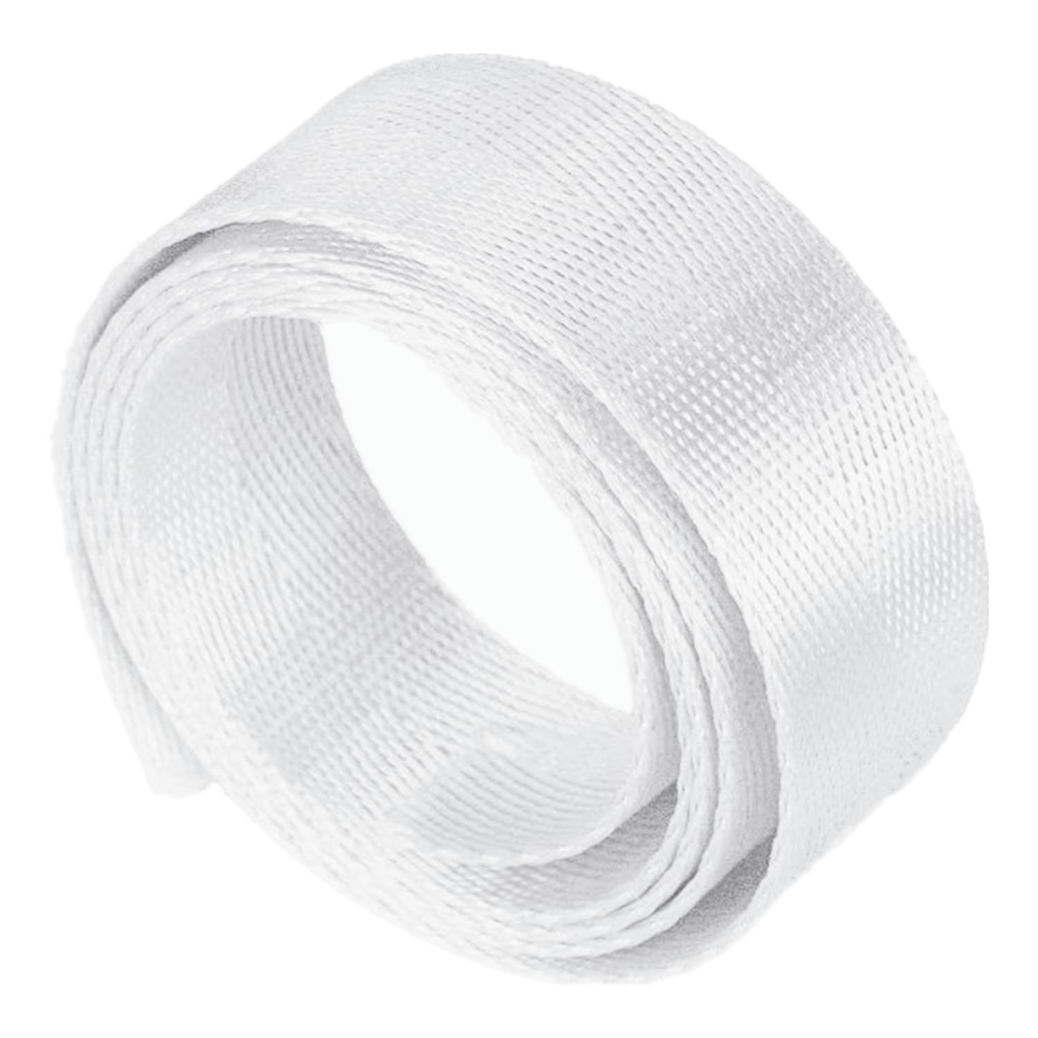 FGJsfhrDTU Webbing, Nylon Band Herringbone Tape 25mm Width 5-20 Yard Multicolor(White,5 yard)