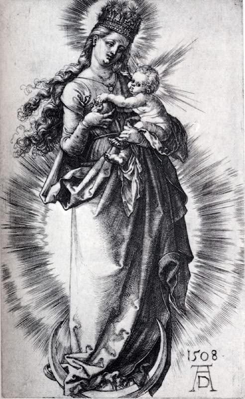 Tableau la Vierge Albrecht Dürer pour sublimer un grand mur vide