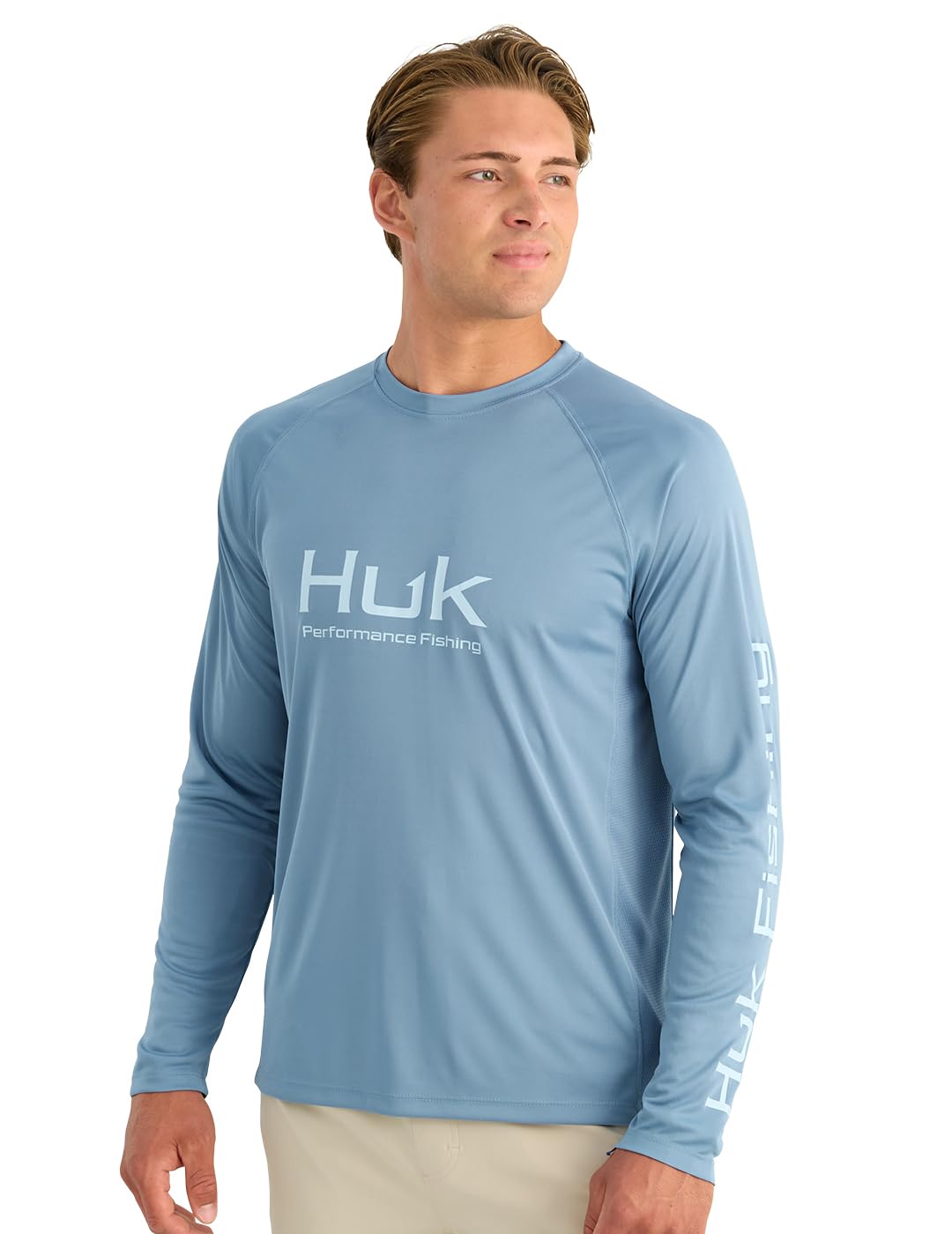 HUK Men's Pursuit Vented Long Sleeve Fishing Shirt (+30 UPF)