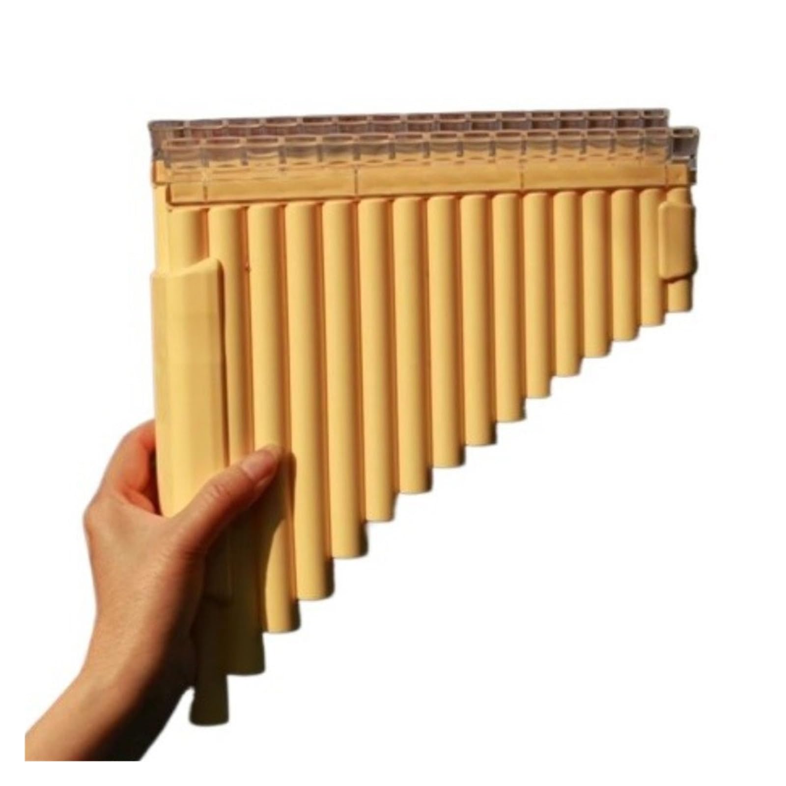 Flauta De Pan Mini Flauta de Pan doble 32 tubos, flauta for principiantes, for adultos, flautas portátiles fila, instrumentos viento madera tradicionales