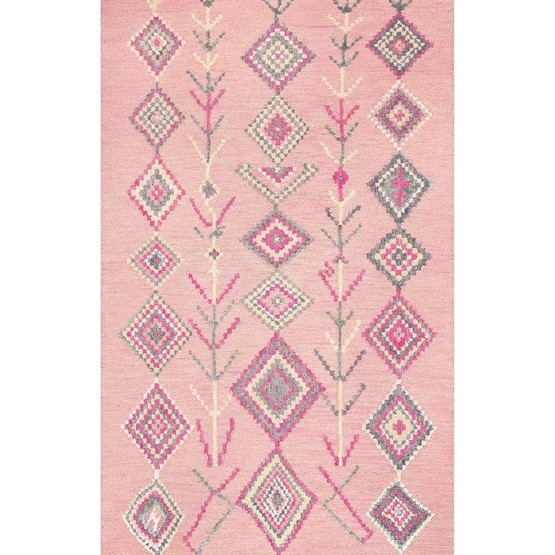 Image of OLEFIN Handmade Thick Woolen Anti Slip Carpet and Rugs for Living Room Bedroom Hall Dinning Room Kids Room