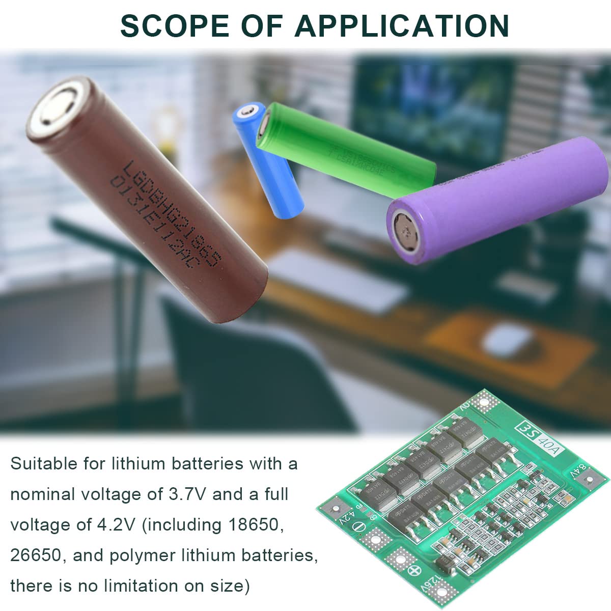2 szt. 40A 3S karta ochronna PCB ładowarka do baterii litowo-jonowej Ulepszona edycja z paskiem niklowym 40A 11,1V 12V 12,6V Moduł Lipo